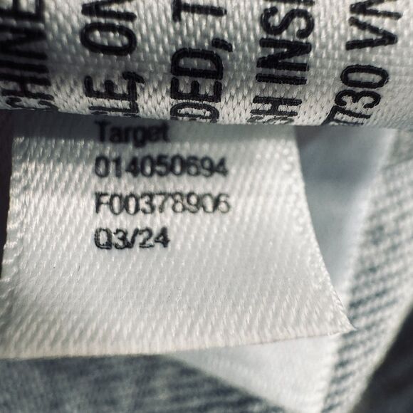 SOLD Universal Thread Mid Rise 80s Slim Jeans 14 (33x27.5) Blue Button Fly Women - Picture 9 of 12